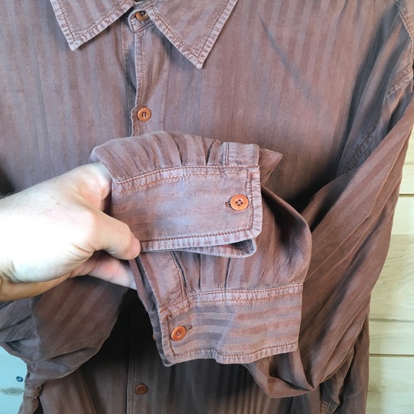 Territory Ahead FUC Men's 2XL Textured Longsleeve Button Up Shirt - Picture 5 of 15